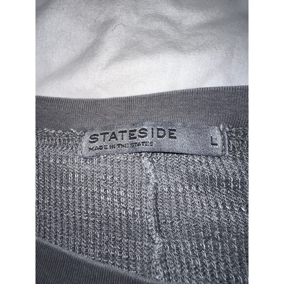 NWOT STATESIDE CAMO THERMAL TOP TEE UNIQUE COLORS- BLUE BURGUNDY OLIVE GREY L - Picture 4 of 9